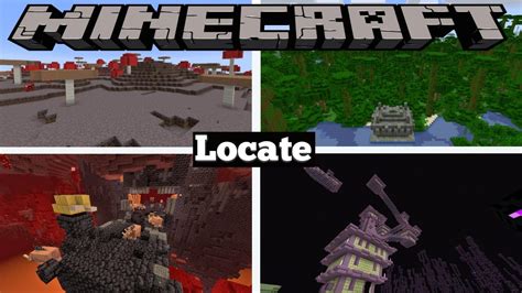 how to use locate command minecraft.